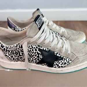 Golden Goose Leopard Black & White w/suede- Hard to Find! Gorgeous!